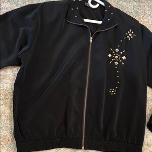 Black Studded Women's Jacket